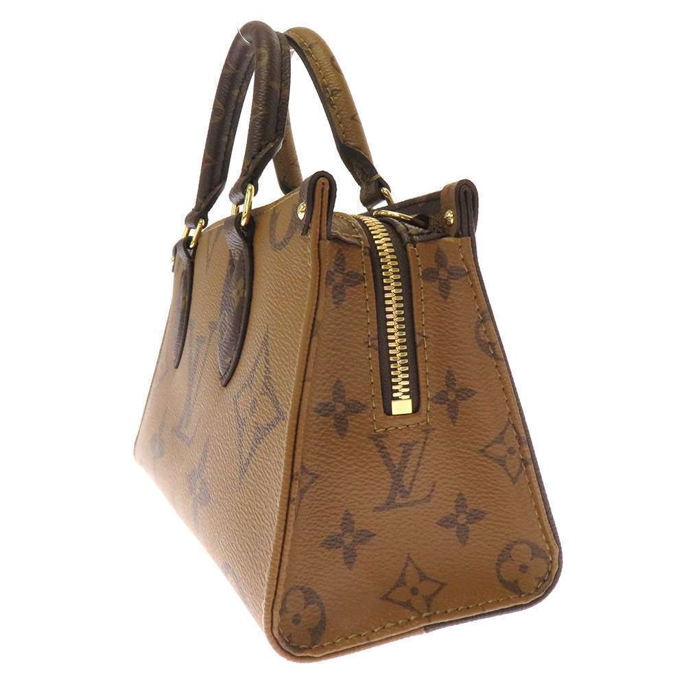 Louis Vuitton OnTheGo EW Tote Bag Monogram Red Reverse Giant